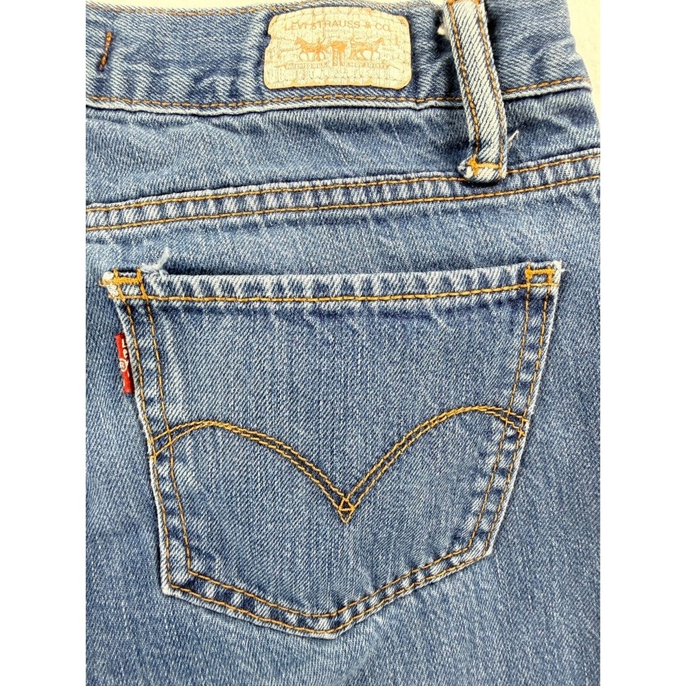 Levi's 524 Too Superlow Skinny Jeans 28x32 Medium Wash Denim - Picture 10 of 14